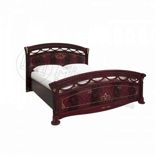 КРОВАТЬ Роселла 1,6х2,0 с каркасом Люкс МироМарк Перо Рубино