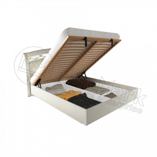 КРОВАТЬ Роселла 1,6х2,0 Подъемное Мягкая спинка с каркасом МироМарк Радика Бежевый