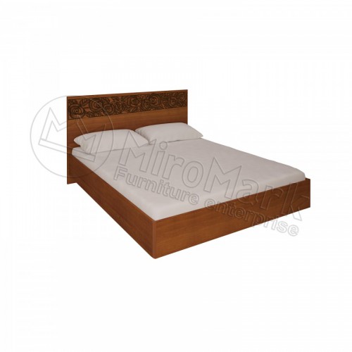 КРОВАТЬ Флора 1,6х2,0 с каркасом МироМарк Вишня Бюзум