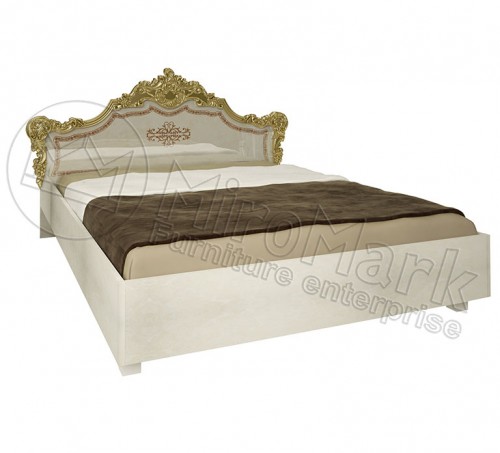 ​КРОВАТЬ Дженнифер 1,8х2,0 (новая конструкция, без каркаса) МироМарк Радика Бежевый