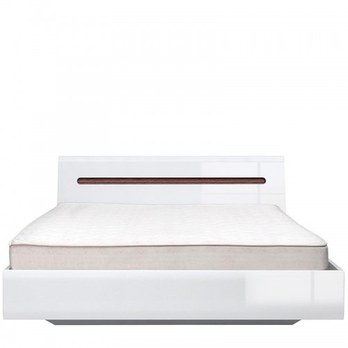 ​Кровать LOZ/180 АЦТЕКА БРВ  белый / венге магия