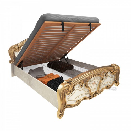 ​КРОВАТЬ Реджина Голд 1,8х2,0 Подъемное с каркасом МироМарк Радика Бежевый