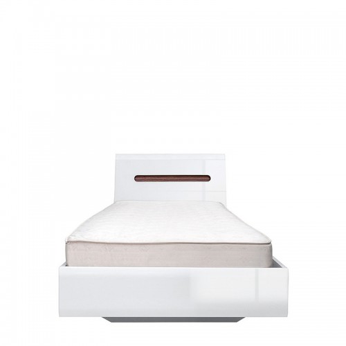 ​Кровать LOZ/90 АЦТЕКА БРВ белый / венге магия