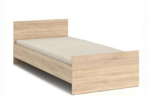 ​Кровать 90 (каркас) НЕПО Гербор дуб сонома