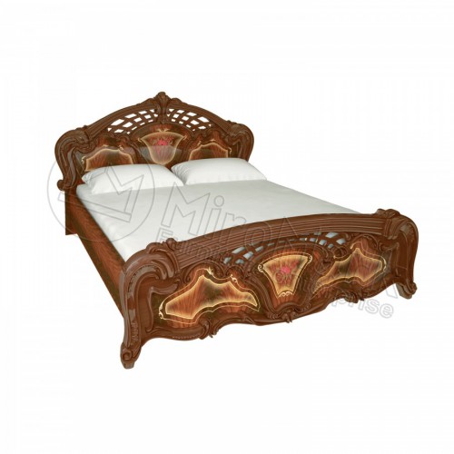 ЛІЖКО Реджина 1,6х2,0 (нова конструкція, без каркаса) МіроМарк Перо Горіх