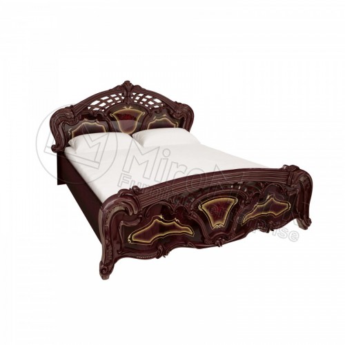 КРОВАТЬ Реджина 1,8х2,0 (новая конструкция, без каркаса) МироМарк Перо Рубино