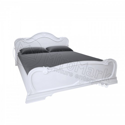 ЛІЖКО Футура 1,6х2,0 з каркасом МіроМарк білий глянець