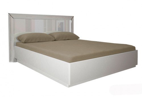 Ліжко 1,6х2,0 підйомне з каркасом Bella МіроМарк BL-46-WB Глянець білий