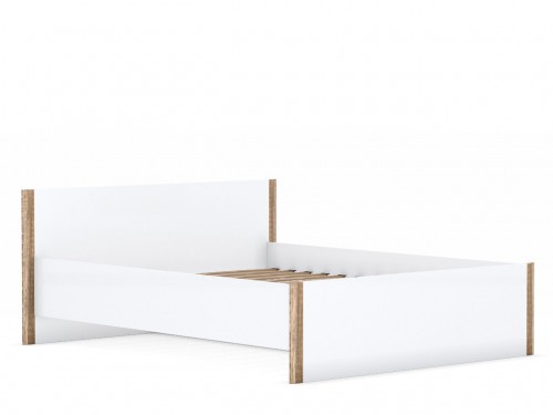 Кровать Davin Z2 Blonski дуб каньон/белый глянец