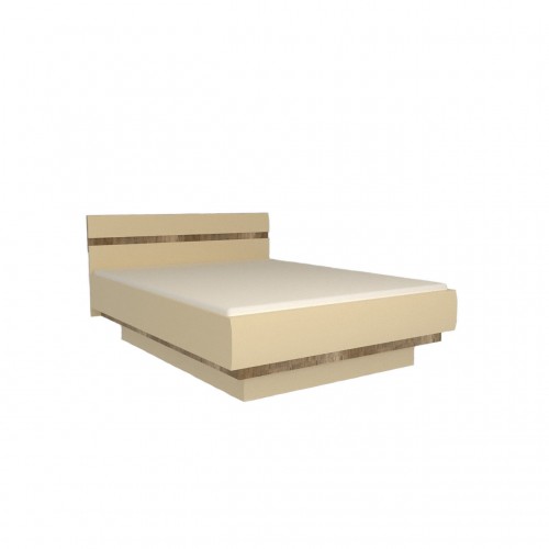 Кровать двуспальная Letis Z1 Blonski кремовый глянец/дуб каньон