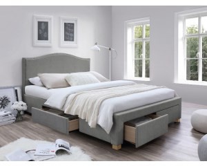 Кровать Signal Celine 160х200 серый