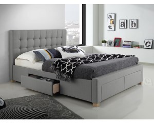 Кровать Signal Lincoln 160х200 серый