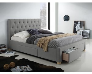 Кровать Signal Oslo 160х200 серый дуб