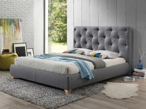 Кровать Signal Bugatti 160х200 Серый/Дуб