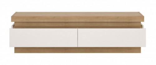 Тумба ТВ   LYON LYOF01 WOJCIK дуб рів'єра / білий блиск