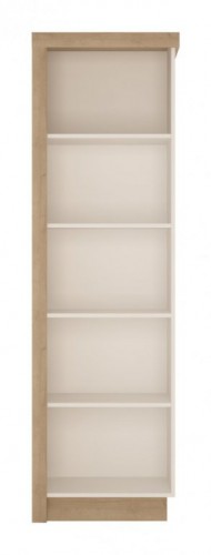 Книжкова полиця права LYON  LYOR01P WOJCIK дуб рів'єра / білий блиск