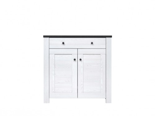 Тумба Antwerpen KOM2D1S / 10/10 BRW лиственница светлая / сосна ларик