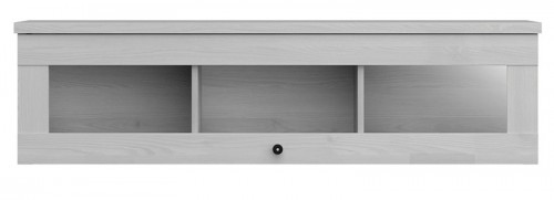 Вітрина навісна SFW1W/4/14 Amsterdam BRW  модрина sibiu сіра