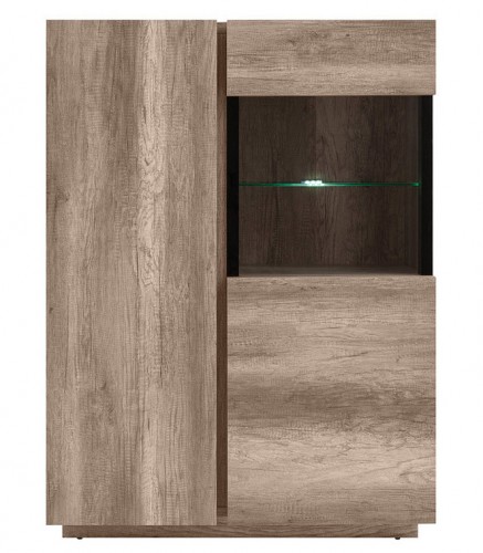 Вітрина REG1W1D/100 Anticca BRW дуб монумент