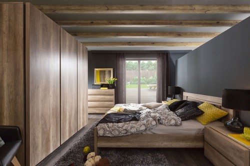 Спальня Anticca BRW дуб монумент