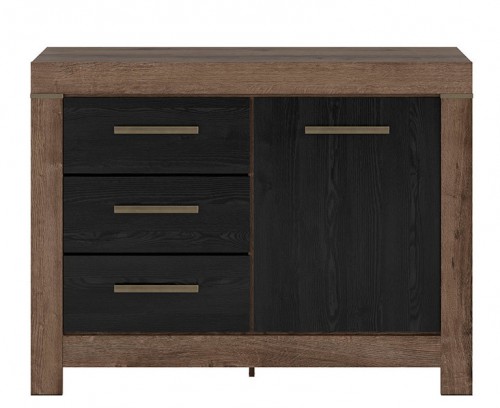 Комод KOM1D3S BALIN BRW дуб Монастери / дуб черный