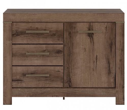 Комод KOM1D3S BALIN BRW дуб Монастери / дуб черный