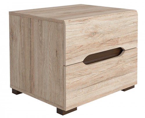 Тумба приліжкова KOM2S Elpasso БРВ дуб san remo світлий