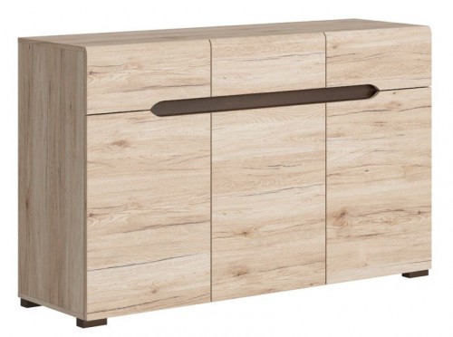 Комод KOM3D3S Elpasso БРВ дуб san remo світлий