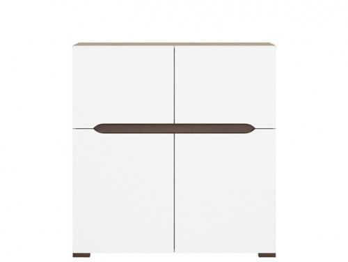 Комод KOM4D Elpasso БРВ дуб san remo світлий / білий