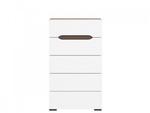 Комод KOM5S/60 Elpasso БРВ дуб san remo світлий / білий