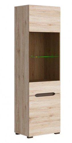 Вітрина REG1W1D  Elpasso БРВ дуб san remo світлий