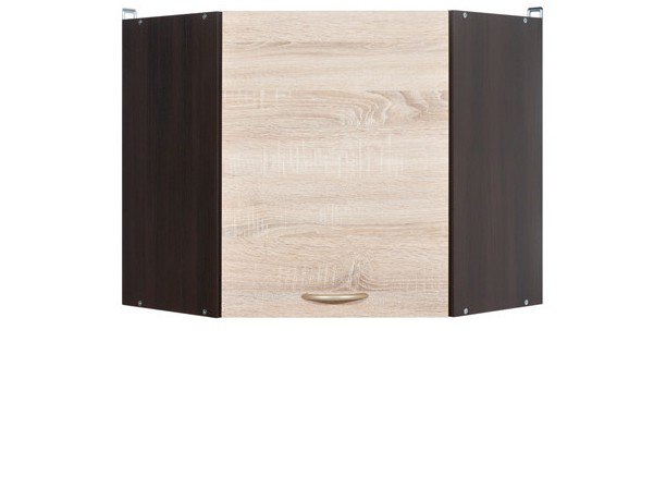 Кухонный шкаф навесной угловой GNWU/57LP JUNONA LINE BRW дуб сонома/венге