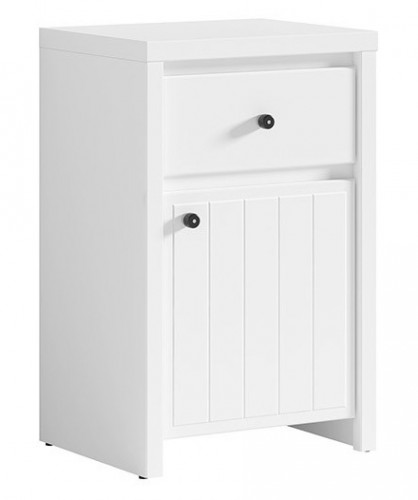 Тумба KOM1D1SP Karet BRW  белый