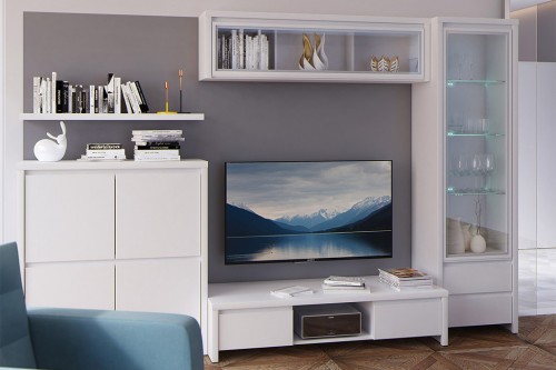 ​Вітальня Kaspian білий BRW