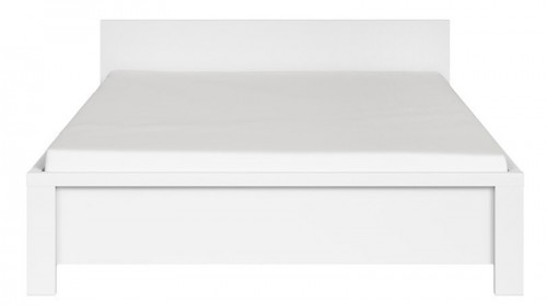 ​Ліжко LOZ/160  Kaspian BRW білий