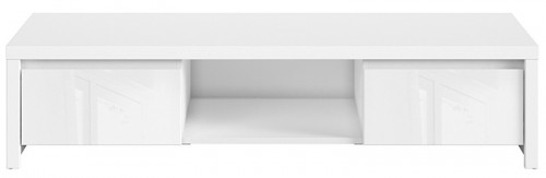 Тумба RTV 2S Kaspian BRW белый / белый глянец