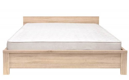 Кровать LOZ/160  Kaspian BRW дуб sonoma