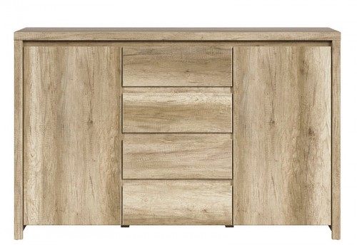Комод KOM2D4S Kaspian BRW дуб монумент