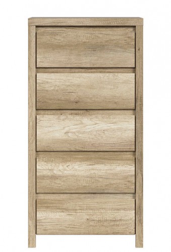 Комод KOM5S Kaspian BRW дуб монумент