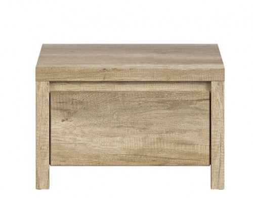 Тумба приліжкова KOM1S Kaspian dab monument BRW дуб монумент