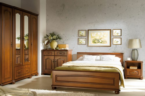 Спальня Natalia BRW вишня примавера