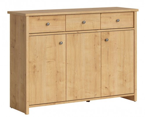 Комод KOM3D3S Porto БРВ дуб натуральний Берлінгтон