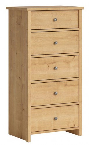 Комод KOM5s Porto БРВ дуб натуральний Берлінгтон