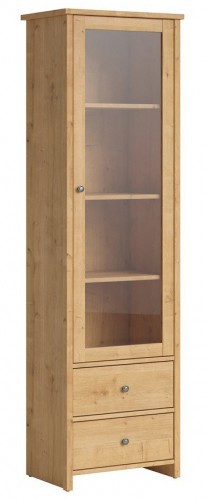 Вітрина REG1W2S Porto БРВ дуб натуральний Берлінгтон