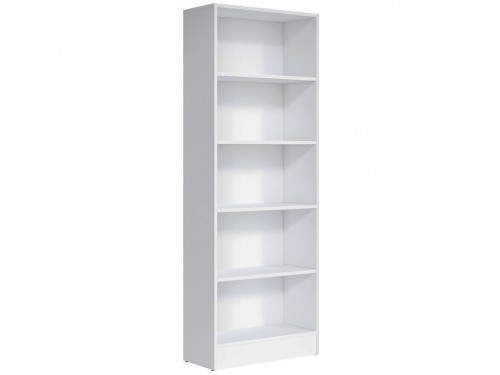 Стелаж REG/7/19 Ringo BRW білий альпійський / білий глянець