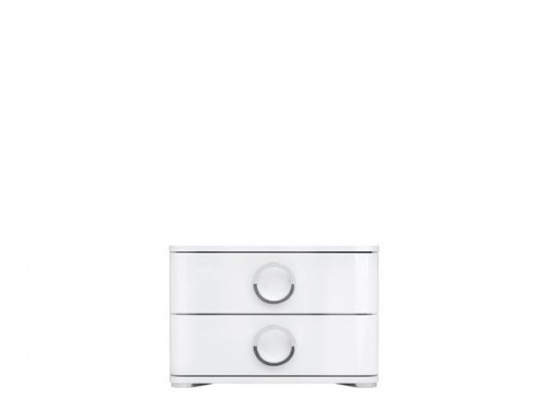 Приліжкова тумба KOM2S/4/5 Roksana II БРВ білий глянець