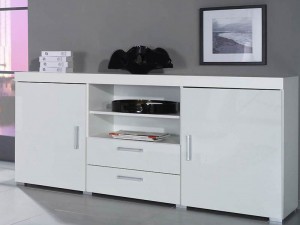 Комод Samba белый-белый глянец CAMA Польша