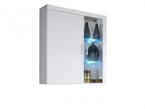 Вітрина навісна Samba білий-білий глянець CAMA Польща