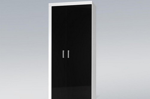 Шафа Samba білий-чорний глянець CAMA Польща