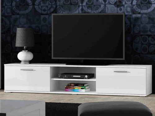 ​Тумба RTV 180 SOHO белый-белый глянец CAMA Польша